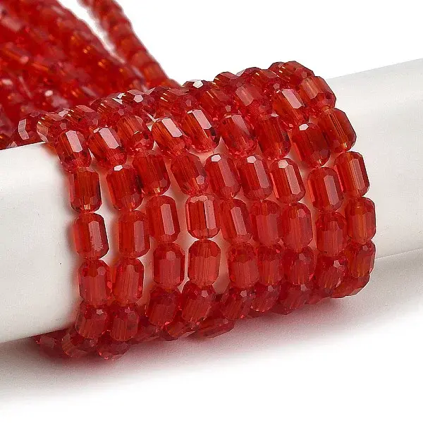 Transparent Glass Beads Strands