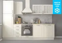 Kuchynská linka 285 marley - béžová/mramor latina