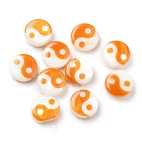 Printed Natural Freshwater Shell Beads