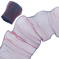 6 Yards Laser Polyester Pleated Lace Trim