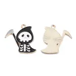 Halloween Alloy Enamel Pendants