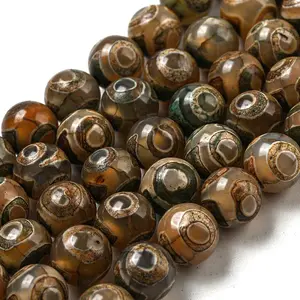 Tibetan Style dZi Beads Strands