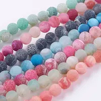 Natural Weathered Agate Beads Strands