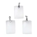 Natural Selenite Big Pendants