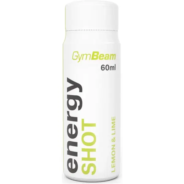GymBeam Energy Shot podpora sportovního výkonu příchuť Lemon Lime 60 ml