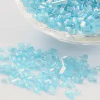11/0 Two Cut Glass Seed Beads