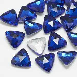 Pointed Back Glass Rhinestone Cabochons