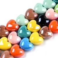 Handmade Porcelain Bead Strands