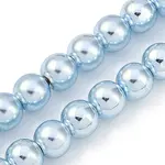 Baking Paint Electroplated Synthetic Non-magnetic Hematite Beads Strands