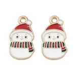 Christmas Alloy Enamel Pendants
