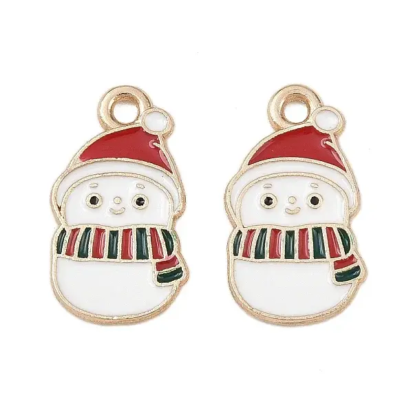 Christmas Alloy Enamel Pendants