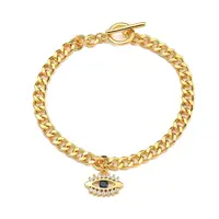 Brass Micro Pave Cubic Zirconia Bracelets for Women