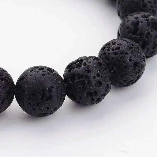 Natural Lava Rock Beads Strands