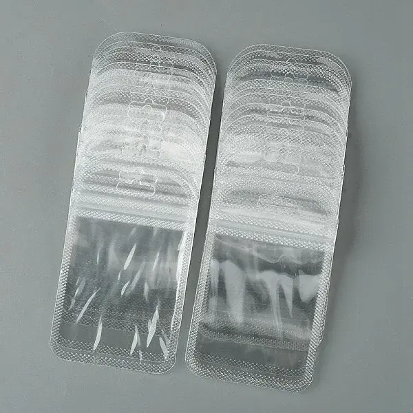 30Pcs Transparent Plastic Zip Lock Bags