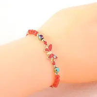 Bohemian Style Glass Braided Bead Bracelets