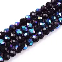 Electroplate Glass Beads Strands