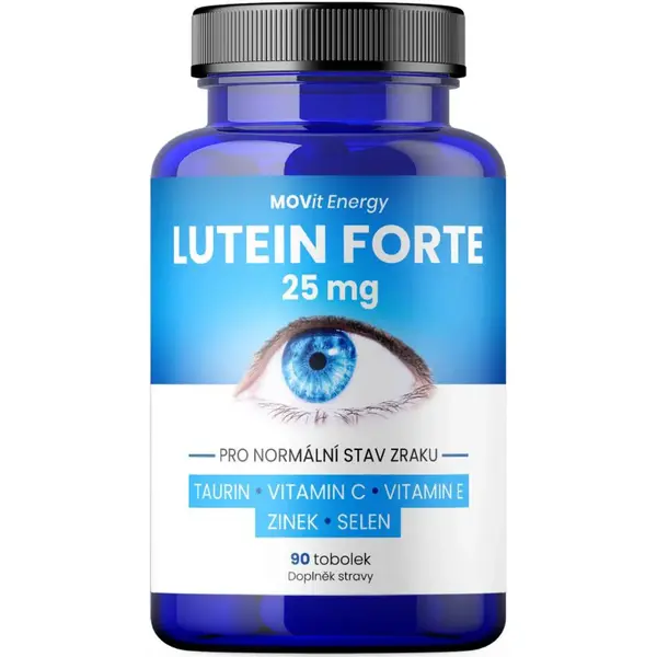 Movit Energy Lutein Forte 25 mg + Taurin tobolky pro podporu zdraví zraku 90 tbl