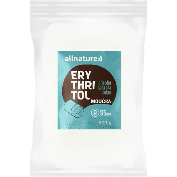 Allnature Erythritol moučka sladidlo bez kalorií 500 g