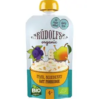 Rudolf’s BIO hruška, borůvka, celozrnná ovesná kaše dětský příkrm 110 g