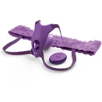 Pipedream Fantasy For Her Ultimate G-Spot Butterfly Strap-On kalhotky s vibrátorem 9.7 cm