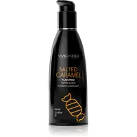 Wicked Aqua Flavored lubrikačný gél s príchuťou Salted Caramel 60 ml