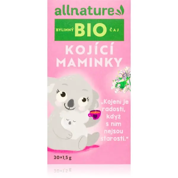 Allnature Bylinný čaj BIO Dojčiace mamičky čaj v BIO kvalite 20x1,5 g