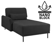 Levá polohovací lenoška adapto - výběr potahu - nano block