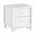 Noční stolek luxor - bílá