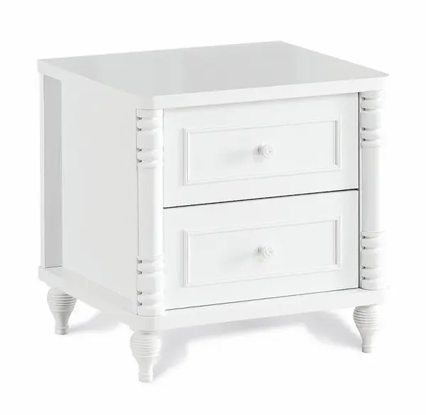 Noční stolek luxor - bílá