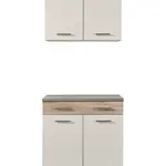 Kuchyňská linka 80 lorna - dub šedý/bílá