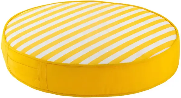 Podsedák dundee - žlutá/bílá