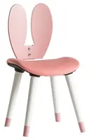 Dětská židlička králíček flamenco - růžová/bílá