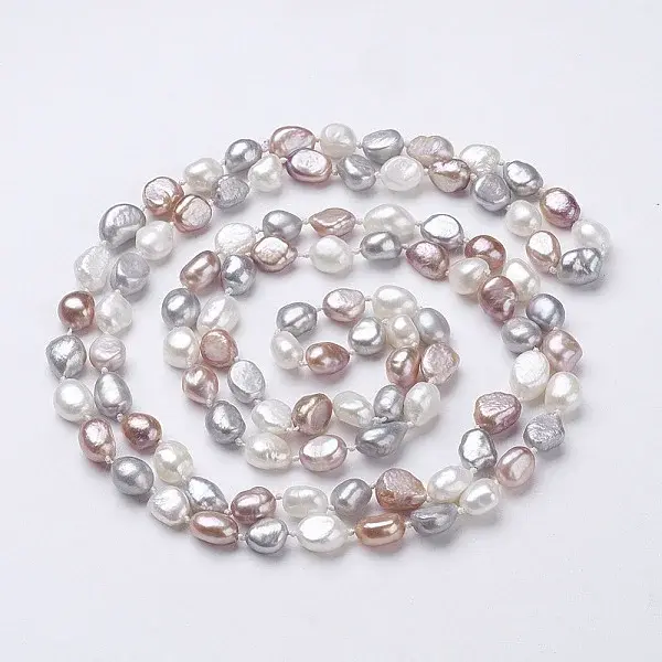 Natural Pearl Beaded Necklaces
