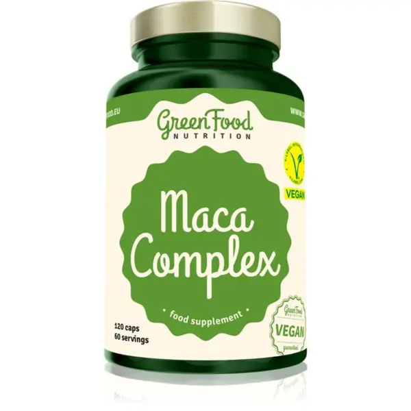 GreenFood Nutrition Maca Complex kapsle z bylin 120 cps