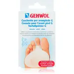 Gehwol Antitlakový gelový polštářek na přední část chodidla ochranný polštářek na nohy velikost Small 2 ks