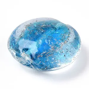 Luminous Handmade Gold Sand Lampwork Beads