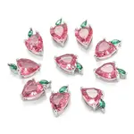 Brass Cubic Zirconia Charms