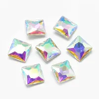 Pointed Back Glass Rhinestone Cabochons