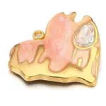 Stainless Steel Rhinestone Pendants