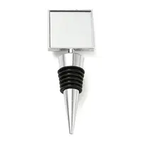 Alloy Wine Bottle Stopper Cabochon Settings
