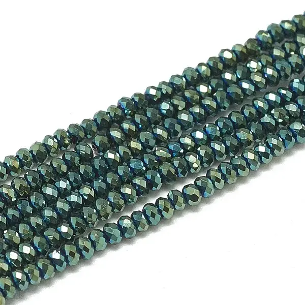 Electroplate Glass Beads Strands