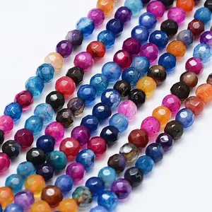 Natural Agate Beads Strands