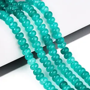Dyed Natural White Jade Beads Strands