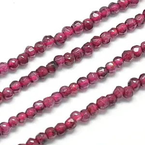 Natural Garnet Beads Strands