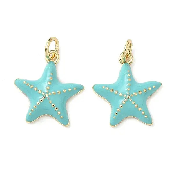 Brass Enamel Pendants