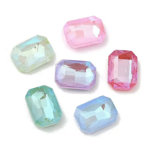 Pointed Back Glass Rhinestone Cabochons