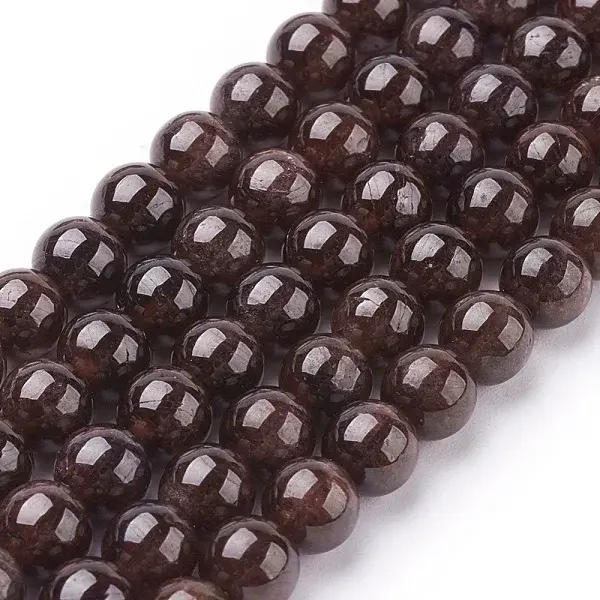 Natural Garnet Bead Strands