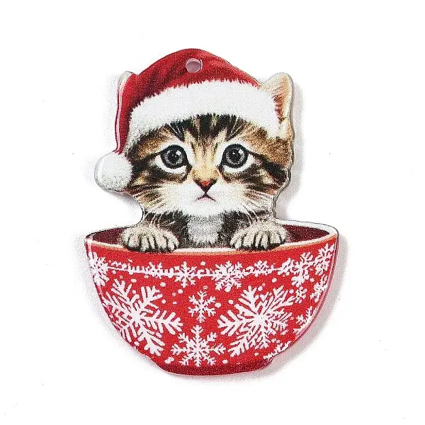 Christmas Theme Acrylic Pendants