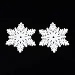 Christmas Theme Spray Painted Wood Big Pendants