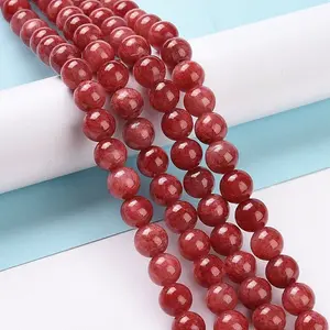 Dyed Natural Jade Beads Strands